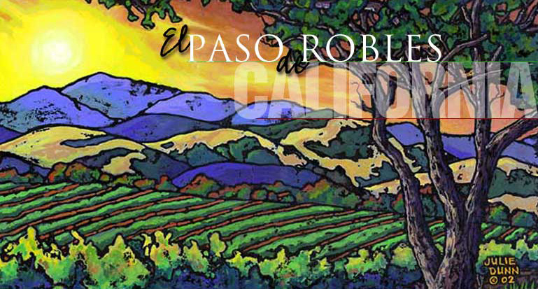 Paso Robles, California (Julie Dunn Illustration)